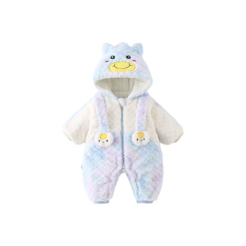 XiaoJinBu Комбинезон Небесно-голубой для младенцев и малышей