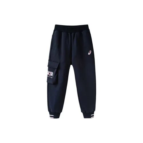 Детские 3-7 лет Asics Sports Performance Вязаные тренировочные штаны Темно-синий