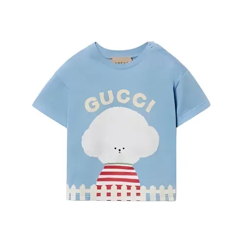 GUCCI T-рубашка светло-синяя для малышей и детей дошкольного возраста