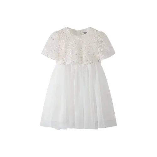 PAW IN PAW Cartoon Bear Платье принцессы Сливочный Children Возраст 3-7 лет