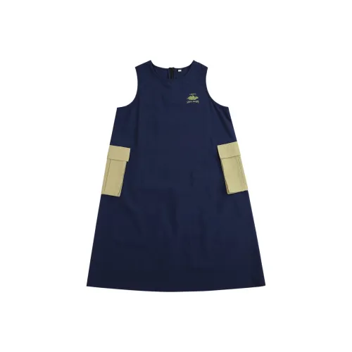 Pure and good Платье Темно-синий Синий Дети Возраст 3-7 лет