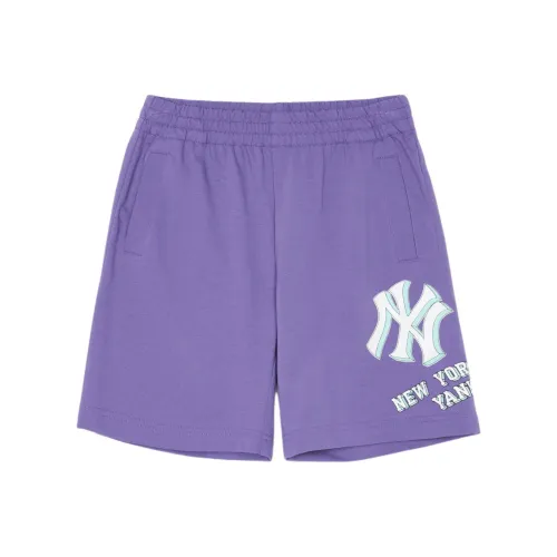 Mlb Base Logo Нью-Йорк Янкис Molative Шорты Детский Фиолетовый