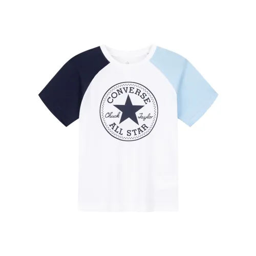 Конверс Все StarChuck T Рубашка Небесно-голубой для детей от 3 до 7 лет