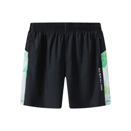 361°KIDS Шорты Подростки Классический черный Эльфийский зеленый