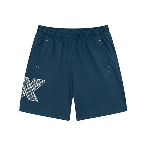 XTEP SS25 Шорты Подростки Имперский синий
