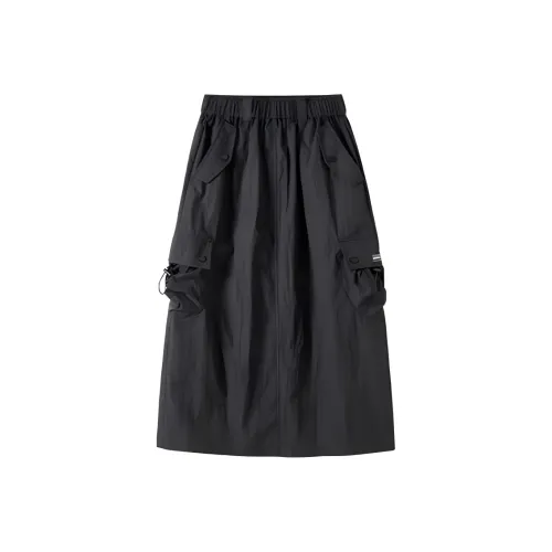 OUTDOOR PRODUCTS Повседневная длинная юбка женская классический черный