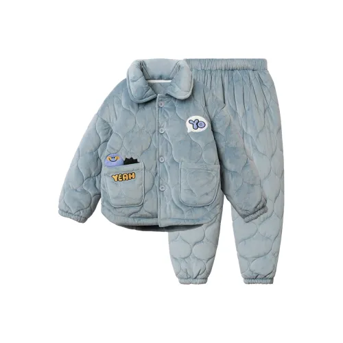 Пижамный комплект Red Bean серый и синий для подростков