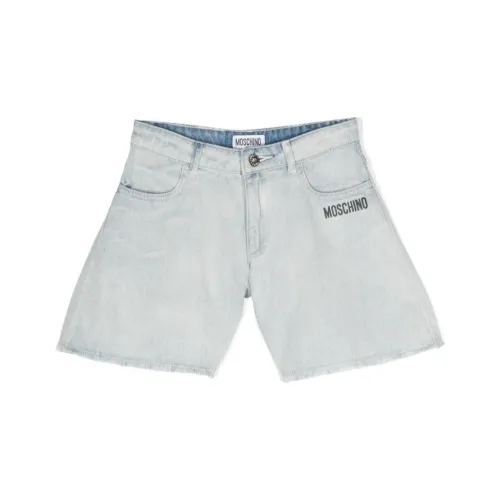 MOSCHINO Kids Short светло-синего цвета