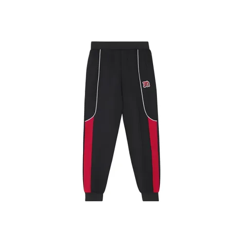 361°KIDS Вязаные тренировочные штаны Классический черный Западный красный Подростки