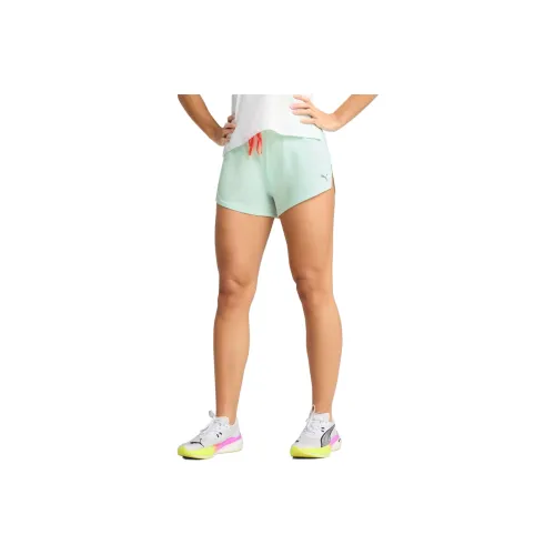 PUMA Спортивные шорты Женские Тихий синий