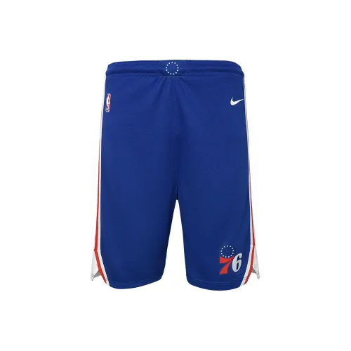 Nike Philadelphia 76ers Icon Edition Kids Shorts Philadelphia 76ers Kids Blue Найк Philadelphia 76ers Icon Edition Kids Shorts Philadelphia 76ers Kids Синий