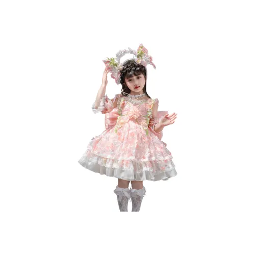 Jiao Ni Платье Розовое для детей 3-7 лет