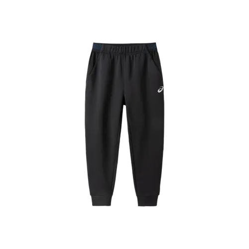 Asics Черные Школьные Тренировочные Вязаные Брюки