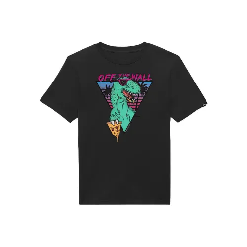 Vans Off The Wall T-рубашка черная для детей 3-7 лет