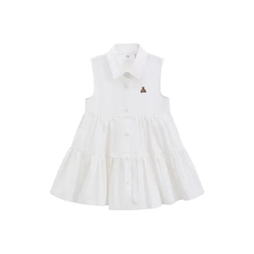 GAP Платье Белый Infant и Toddler