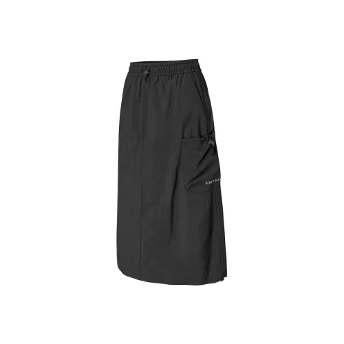 XEXYMIX SS25 Повседневный Длинный Юбка Женские Черный