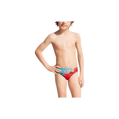 ZOKE Детский купальник синий красный для детей 3-7 лет