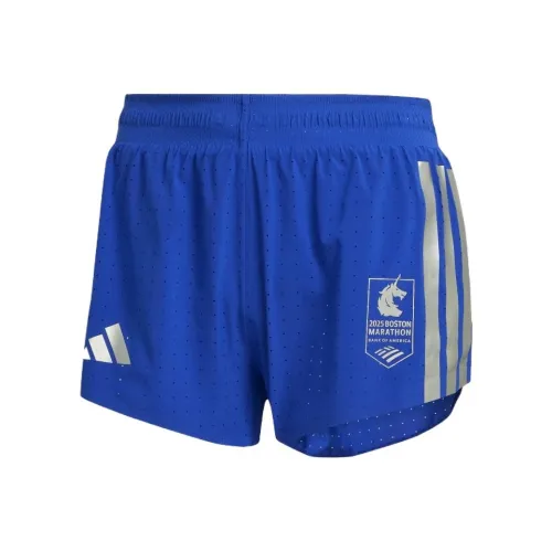 Adidas Boston Marathon 2025 Adizero Split Спортивные шорты Женские Прозрачный Синий