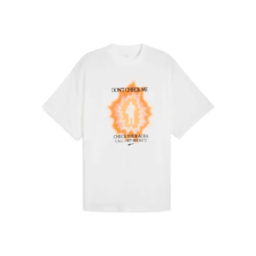 PUMA HOOP DREAMZ OVERSIZED T-Shirt Унисекс Белый