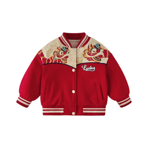 JELLYBABY Бейсбольная куртка красный для детей 3-7 лет