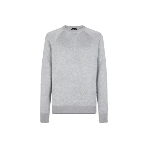 TOM FORD Серый Мужской Трикотаж