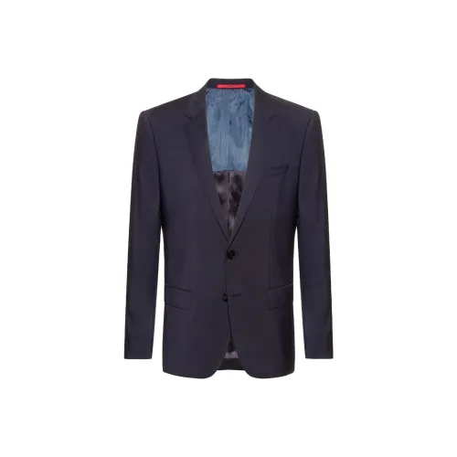 Hugo Boss Бизнес-костюм мужской синий черный