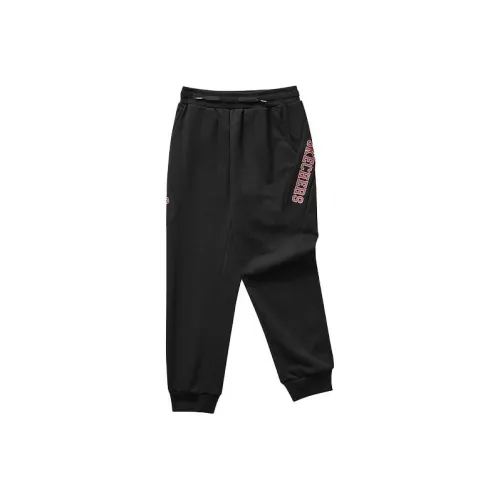 Skechers Угольный черный/0018 Kids Вязаные тренировочные брюки