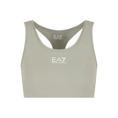 EMPORIO ARMANI EA7 Спортивные жилеты Женские Светло-зеленый