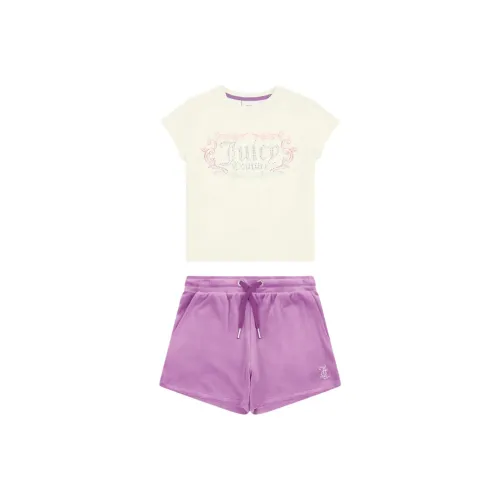 JUZI Повседневная спортивная одежда Комплект Белый+Фиолетовый Детский