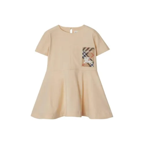Burberry Платье Светло-коричневый Infant и Toddler