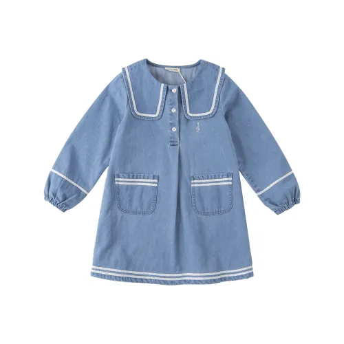 DAVE BELLA Джинсовое платье синий для детей 3-7 лет