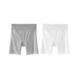 [Нет нижнего белья требуется ·7A антибактериальный ластовица] Белый+Серый [Шифон·3 в 1]