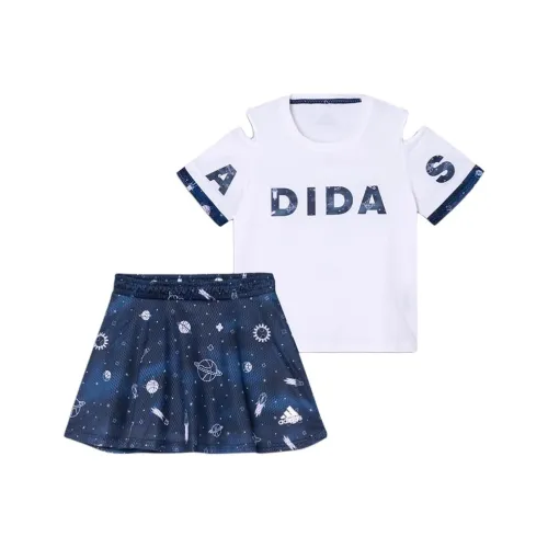 Детский комплект Adidas с юбкой для детей 3-7 лет