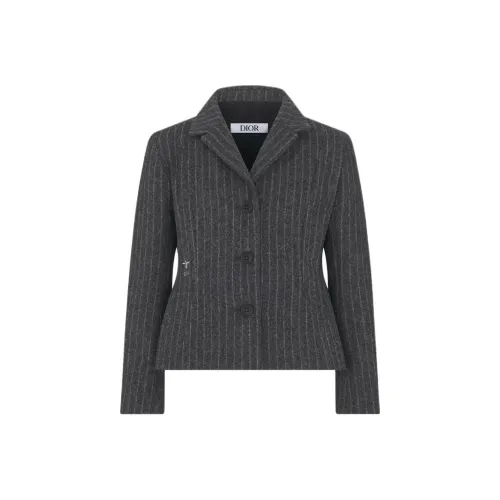 DIOR Серый Kids Шерстяное пальто