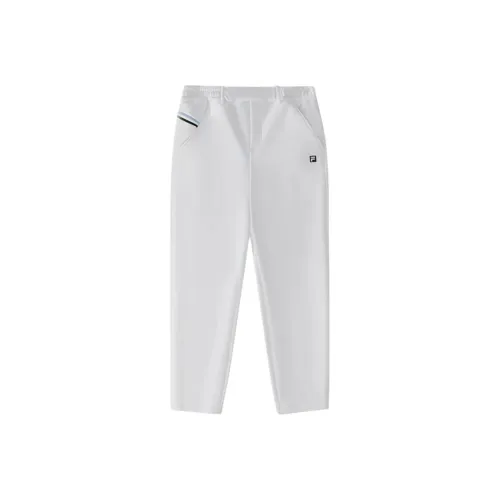 Подростки FILA KIDS Вязаные Тренировочные Штаны Нефритово-Белый