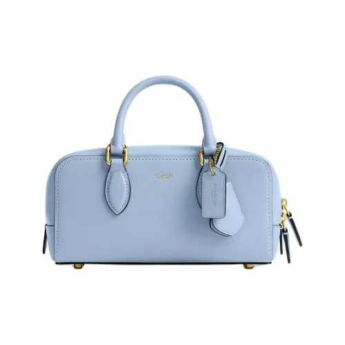 COACH Bowery Кожа Сумка через плечо Сумка на плечо Сумка Маленькая Женская Беллфлауэр Синий