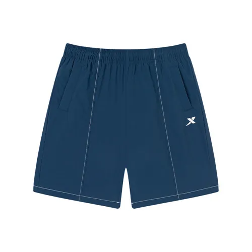 XTEP SS25 Шорты Подростки Имперский синий