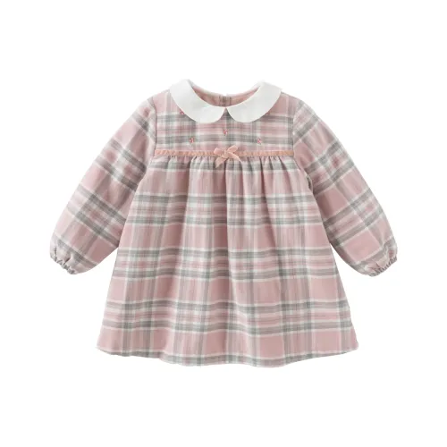 DAVE BELLA Платье Розовая Клетка Дети Возраст 3-7 Лет