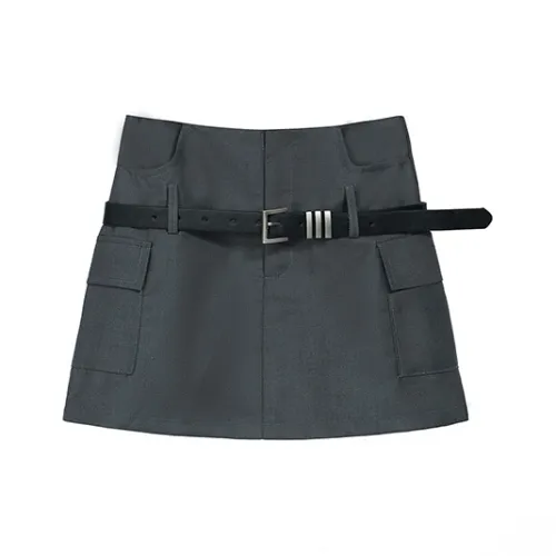 PAIN OR PLEASURE Карго-шорты женские серые