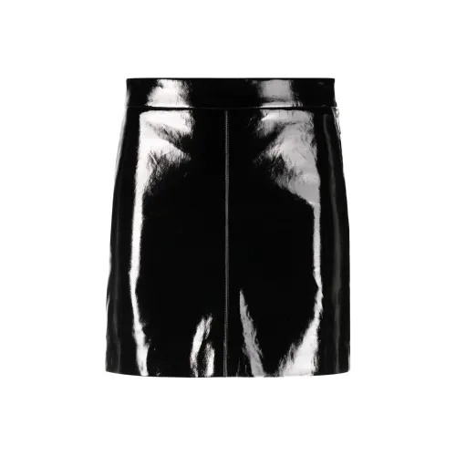 Zadig Voltaire Кожаные короткие юбки Женские Черный