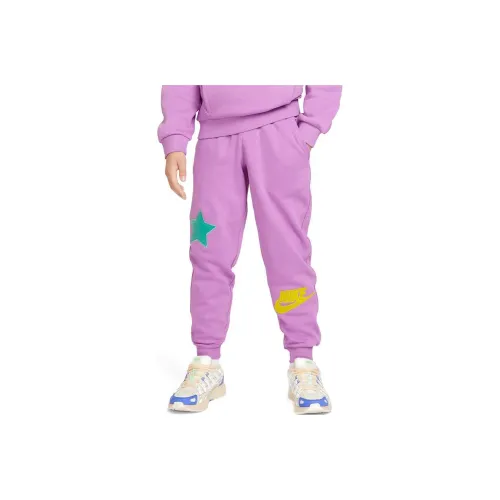 NIKE Фиолетовые Kids Вязаные Тренировочные Брюки