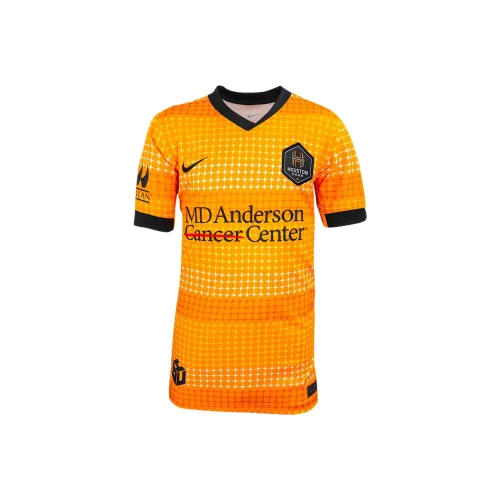 nike Houston DashDri Форма T Рубашка Ярко-оранжевый Черный Подростки