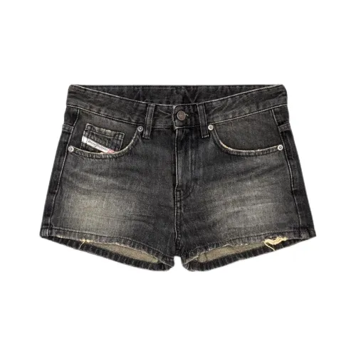 DIESEL Черные Женские Джинсовые Шорты