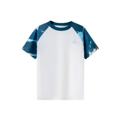 PEAK Сине-белая унисекс футболка