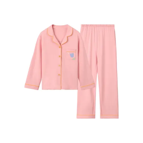 Red Bean Домашняя одежда Полный Розовый Подростки