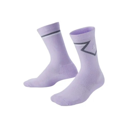 Джордан носки 2 упаковки цвет иней фиолетовый для подростков
