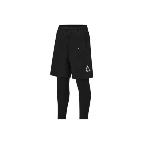 LINING YOUNG Черные Школьные возраст Вязаные Тренировочные брюки