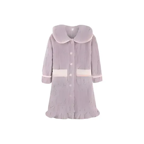 Purr Cow Sleep Халат Пурпурно-розовый Детский