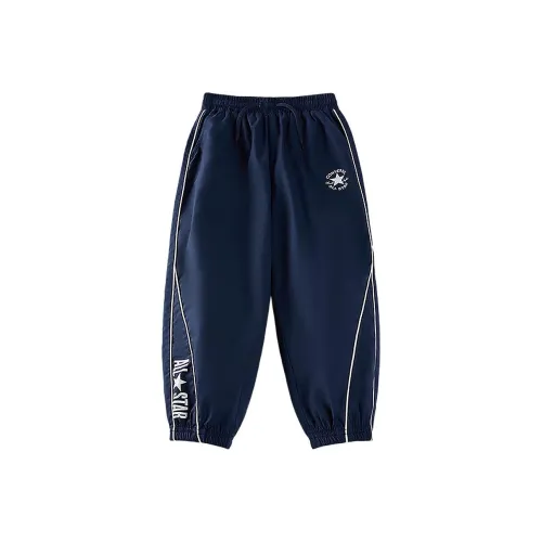 Детские Converse вязаные тренировочные штаны темно-синие