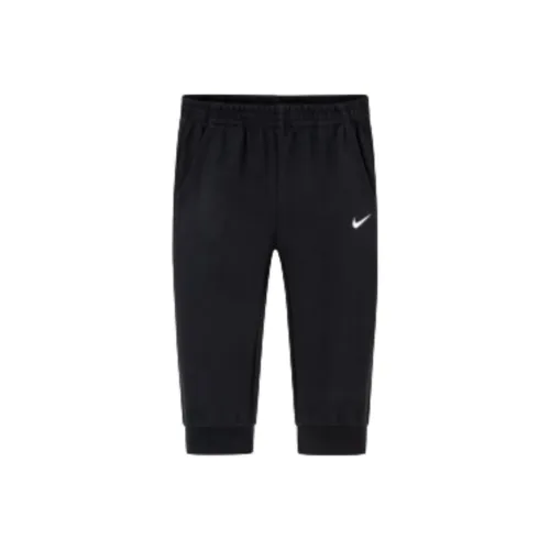 Найк Вязаные Тренировочные Штаны Детские Глубокий Черный